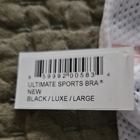 NWT SHEFIT Ultimate Sports Bra® Black Luxe - Picture 2 of 5